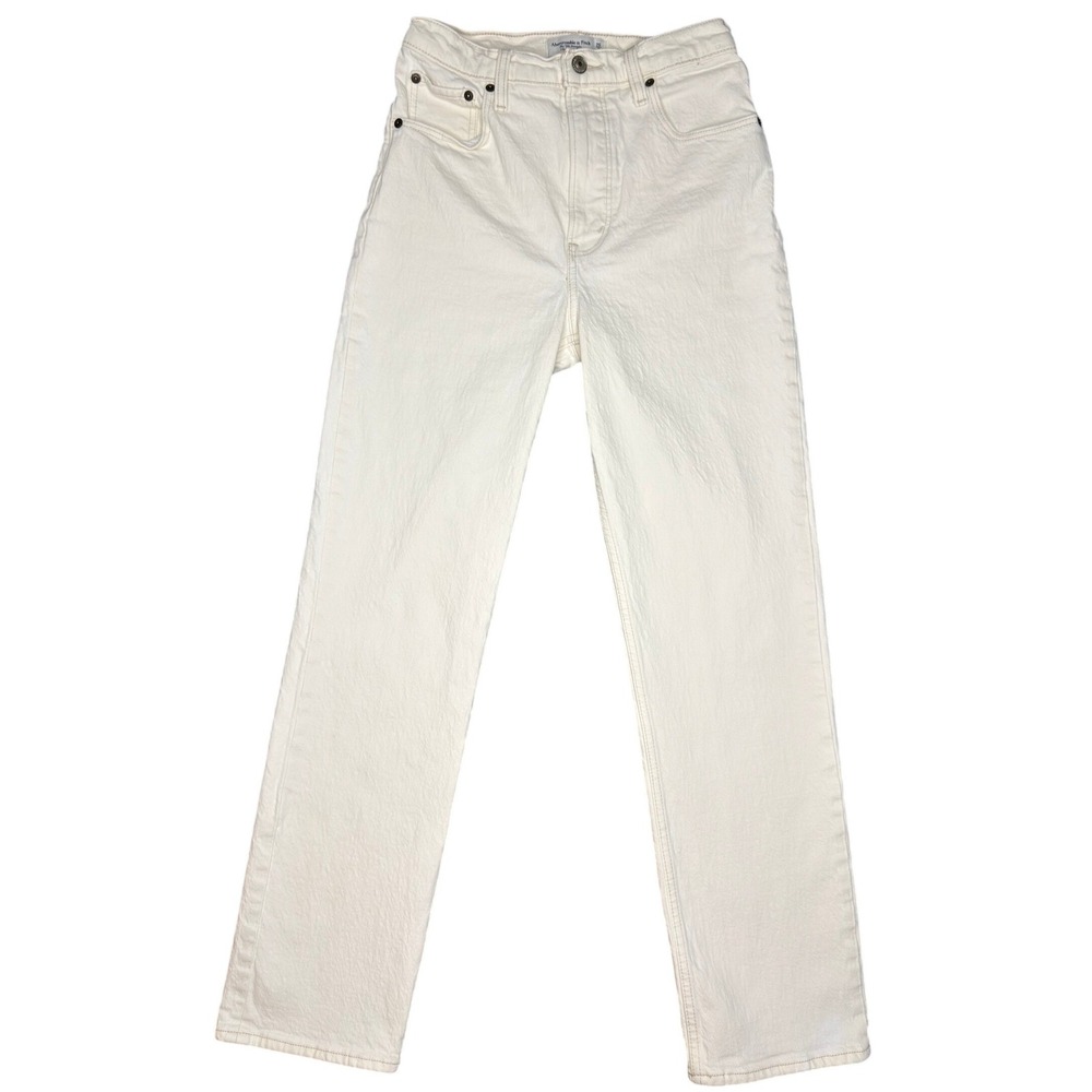 Abercrombie & Fitch The '90s Straight Ultra High Rise Jeans Womens Size 2 26
